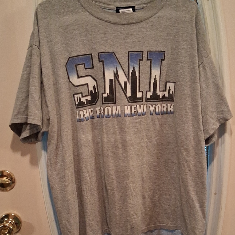 Vintage Gray SNL Live From New York T-Shirt